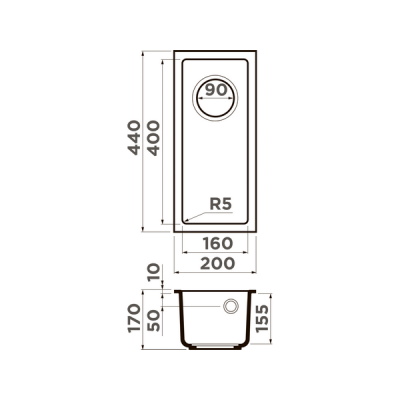 Мойка Omoikiri Bosen 20-U-DC Tetogranit/темный шоколад (4993226) Мойка Omoikiri Bosen 20-U-DC Tetogranit/темный шоколад (4993226)