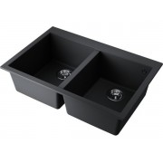 Мойка Omoikiri Bosen 80-2-BL Tetogranit/черный (4993836)