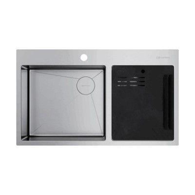 Мойка Omoikiri Akisame 86-2 Side-IN нерж. сталь/нержавеющая сталь (4997021) Мойка Omoikiri Akisame 86-2 Side-IN нерж. сталь/нержавеющая сталь (4997021)