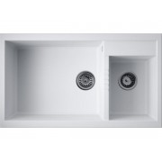 Мойка Omoikiri Tedori 86-2-LB-WH Tetogranit/белый (4993935)