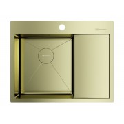 Мойка Omoikiri Akisame 65-L-LG нерж. сталь/светлое золото (4973083)