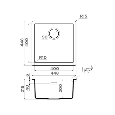 Мойка Omoikiri Yamakawa 45-Integra-WG Artceramic/wind green (4997247) Мойка Omoikiri Yamakawa 45-Integra-WG Artceramic/wind green (4997247)