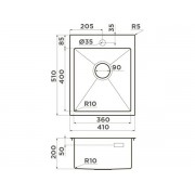 Мойка Omoikiri Akisame 41-GB нерж. сталь/графит (4997011)