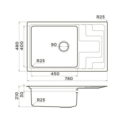 Мойка Omoikiri Mizu 78-LB-IN нерж. сталь/нержавеющая сталь (4973729) Мойка Omoikiri Mizu 78-LB-IN нерж. сталь/нержавеющая сталь (4973729)
