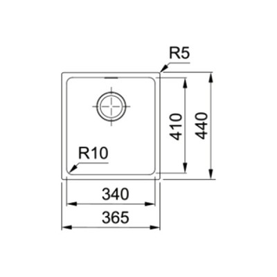 Мойка Franke SID 110-34, оникс (125.0443.350) Мойка Franke SID 110-34, оникс (125.0443.350)