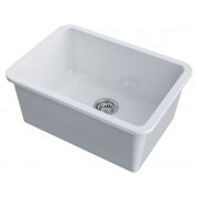 Мойка Omoikiri Torishima 67-U/I-WH Glossy Natceramic/белый глянцевый (4993866)