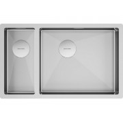 Мойка Paulmark Next 69/2S uni PM226944-BSR, брашированная нерж. сталь