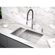 Мойка Paulmark Next 69/2S uni PM226944-BSR, брашированная нерж. сталь