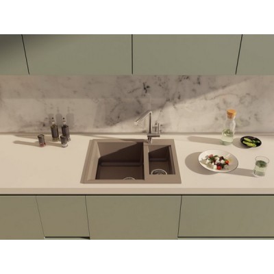 Мойка Omoikiri Sakaime 60-2-SA Tetogranit/бежевый (4993910) Мойка Omoikiri Sakaime 60-2-SA Tetogranit/бежевый (4993910)