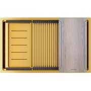 Мойка Paulmark Next-multi sink 74 uni PM787445-BG, брашированное золото