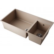 Мойка Omoikiri Tedori 85-2-U-SA Tetogranit/бежевый (4993942)