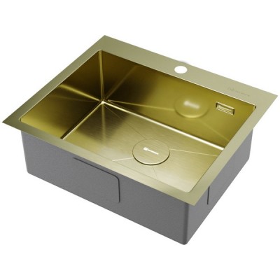 Мойка Omoikiri Akisame 59-LG нерж. сталь/светлое золото (4973082) Мойка Omoikiri Akisame 59-LG нерж. сталь/светлое золото (4973082)