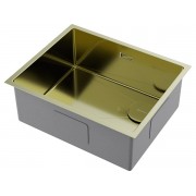 Мойка Omoikiri Taki 54-U/IF Side SF-LG нерж. сталь/светлое золото (4997092)