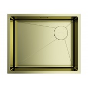 Мойка Omoikiri Taki 54-U/IF Side SF-LG нерж. сталь/светлое золото (4997092)