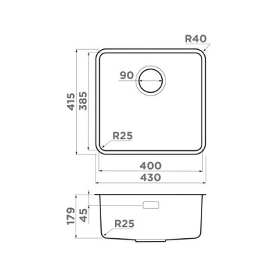 Мойка Omoikiri Omi 43-U/I-LG Ultra нерж.сталь/светлое золото (4997412) Мойка Omoikiri Omi 43-U/I-LG Ultra нерж.сталь/светлое золото (4997412)