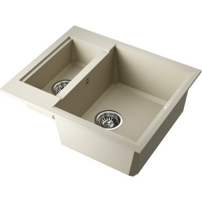 Мойка Omoikiri Sakaime 60-2-BE Tetogranit/ваниль (4993909) Мойка Omoikiri Sakaime 60-2-BE Tetogranit/ваниль (4993909)