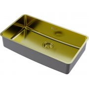 Мойка Omoikiri Omi 73-U/I-LG Ultra нерж.сталь/светлое золото (4997562)
