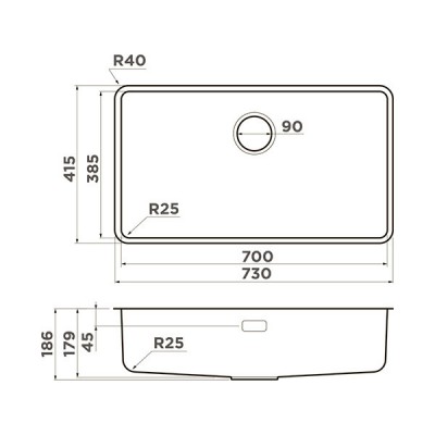 Мойка Omoikiri Omi 73-U/I-LG Ultra нерж.сталь/светлое золото (4997562) Мойка Omoikiri Omi 73-U/I-LG Ultra нерж.сталь/светлое золото (4997562)