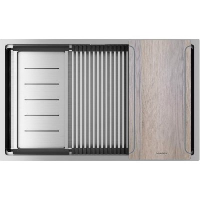 Мойка Paulmark Next-multi sink 74 uni PM787445-BS, брашированная нерж. сталь Мойка Paulmark Next-multi sink 74 uni PM787445-BS, брашированная нерж. сталь