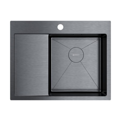 Мойка Omoikiri Akisame 65-R-GM нерж. сталь/вороненая сталь (4973098) Мойка Omoikiri Akisame 65-R-GM нерж. сталь/вороненая сталь (4973098)