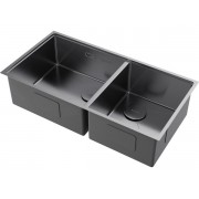 Мойка Omoikiri Taki 85-2-LB-U/IF Side-IN нерж. сталь/нержавеющая сталь (4997037)