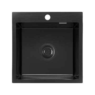 Мойка Ukinox Лофт LOV500.500 -GT10P 0CW, чёрный Мойка Ukinox Лофт LOV500.500 -GT10P 0CW, чёрный