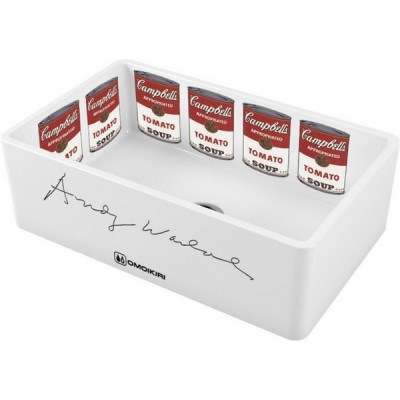 Мойка Omoikiri Mikura 76-Warhol Natceramic/белый (4993025) Мойка Omoikiri Mikura 76-Warhol Natceramic/белый (4993025)