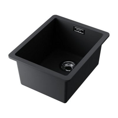 Мойка Omoikiri Kata 34-U-BL Artgranit/черный (4993382) Мойка Omoikiri Kata 34-U-BL Artgranit/черный (4993382)