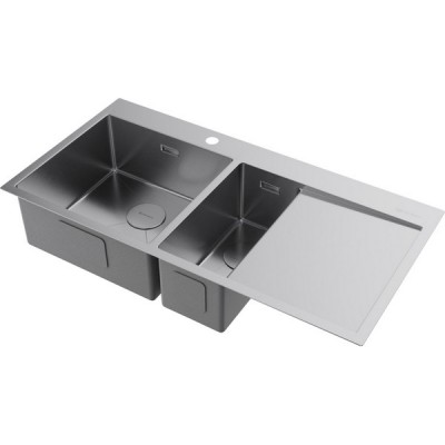 Мойка Omoikiri Akisame 100-2-L-IN нерж. сталь/нержавеющая сталь (4973544) Мойка Omoikiri Akisame 100-2-L-IN нерж. сталь/нержавеющая сталь (4973544)