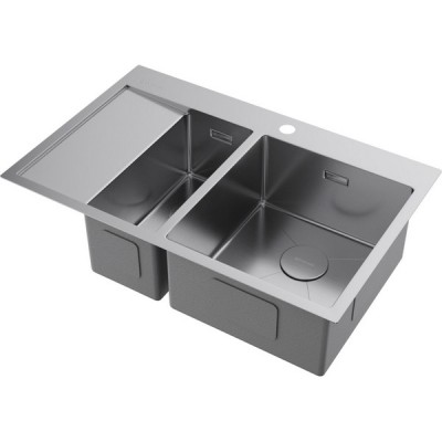 Мойка Omoikiri Akisame 78-2-R-IN нерж. сталь/нержавеющая сталь (4973063) Мойка Omoikiri Akisame 78-2-R-IN нерж. сталь/нержавеющая сталь (4973063)