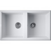 Мойка Omoikiri Tedori 86-2-WH Tetogranit/белый (4993927)