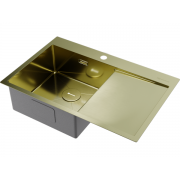 Мойка Omoikiri Akisame 78-L-LG нерж. сталь/светлое золото (4973085)