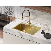 Мойка Omoikiri Akisame 78-L-LG нерж. сталь/светлое золото (4973085)