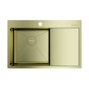 Мойка Omoikiri Akisame 78-L-LG нерж. сталь/светлое золото (4973085)