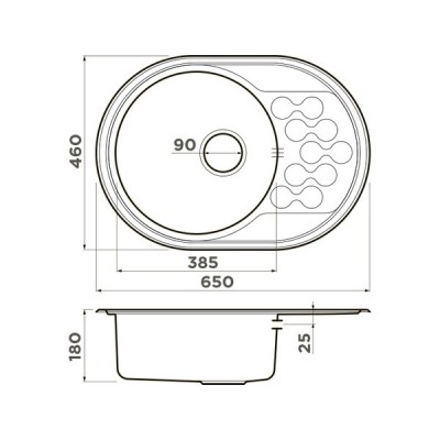 Мойка Omoikiri Kasumigaura 65-IN нерж. сталь/нержавеющая сталь (4993727) Мойка Omoikiri Kasumigaura 65-IN нерж. сталь/нержавеющая сталь (4993727)