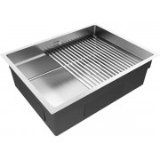 Мойка Paulmark Next-pro 58 uni PM705845-BS, брашированная нерж. сталь