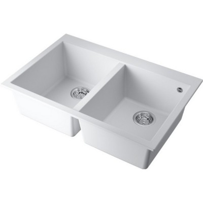 Мойка Omoikiri Bosen 80-2-WH Tetogranit/белый (4993839) Мойка Omoikiri Bosen 80-2-WH Tetogranit/белый (4993839)