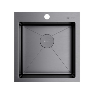 Мойка Omoikiri Akisame 46-GM нерж. сталь/вороненая сталь (4973095) Мойка Omoikiri Akisame 46-GM нерж. сталь/вороненая сталь (4973095)