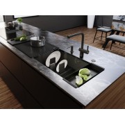 Мойка Franke BXM 210/110-68 Premium F-INOX, антрацит, вентиль-автомат (127.0676.885)