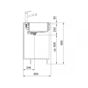 Мойка Franke BXM 210/110-68 Premium F-INOX, антрацит, вентиль-автомат (127.0676.885)