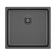 Мойка Paulmark Vista 48 PM304844-GM, вороненая сталь