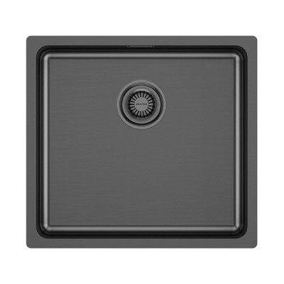 Мойка Paulmark Vista 48 PM304844-GM, вороненая сталь Мойка Paulmark Vista 48 PM304844-GM, вороненая сталь