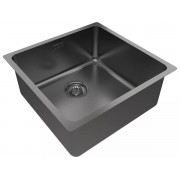Мойка Paulmark Vista 48 PM304844-GM, вороненая сталь