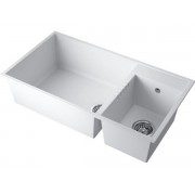 Мойка Omoikiri Tedori 85-2-U-WH Tetogranit/белый (4993943)