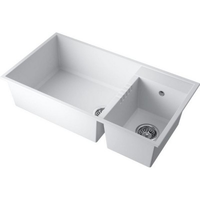 Мойка Omoikiri Tedori 85-2-U-WH Tetogranit/белый (4993943) Мойка Omoikiri Tedori 85-2-U-WH Tetogranit/белый (4993943)