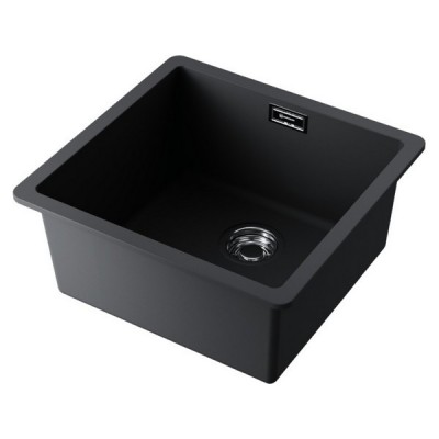 Мойка Omoikiri Kata 44-U-BL Artgranit/черный (4993403) Мойка Omoikiri Kata 44-U-BL Artgranit/черный (4993403)