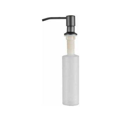 Мойка Ukinox Лофт LOV500.500 -GT10P 0CW 01, чёрный & ролл-мат, дозатор и выпус Мойка Ukinox Лофт LOV500.500 -GT10P 0CW 01, чёрный & ролл-мат, дозатор и выпус