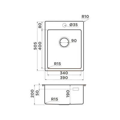 Мойка Omoikiri Amadare 39-IN нерж. сталь/нержавеющая сталь (4997028) Мойка Omoikiri Amadare 39-IN нерж. сталь/нержавеющая сталь (4997028)