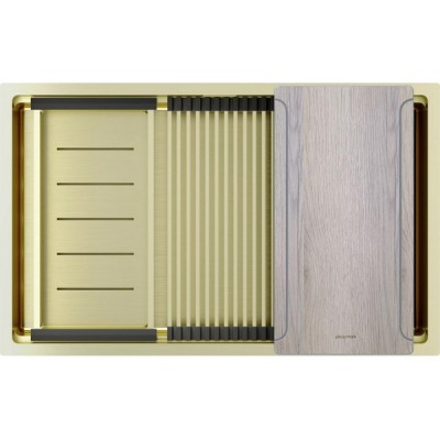 Мойка Paulmark Next-multi sink 74 uni PM787445-LG, светлое золото Мойка Paulmark Next-multi sink 74 uni PM787445-LG, светлое золото