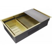 Мойка Paulmark Next-multi sink 74 uni PM787445-LG, светлое золото